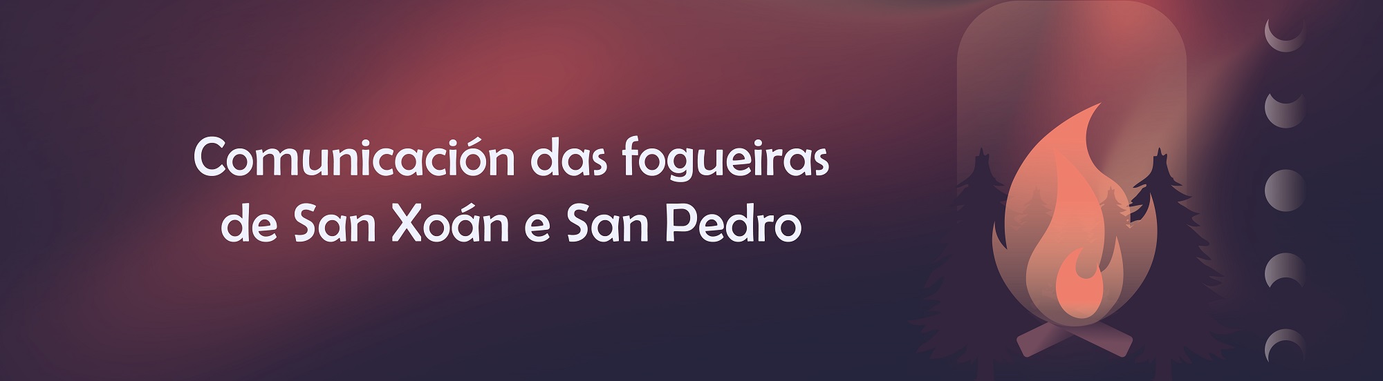 Comunicación das fogueiras de San Xoán e San Pedro