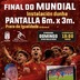 EL CONCELLO DE NARÓN INSTALARÁ EN LA PRAZA DA IGUALDADE UNA PANTALLA GIGANTE PARA SEGUIR LA FINAL DEL MUNDIAL